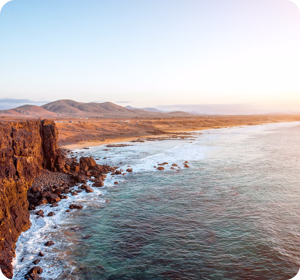 Falaises à Fuerteventura
