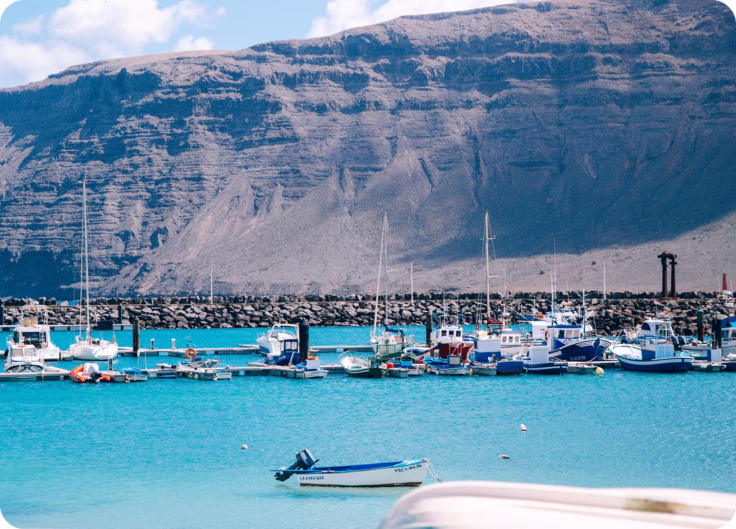 Port of Caleta del Sebo, La Graciosa